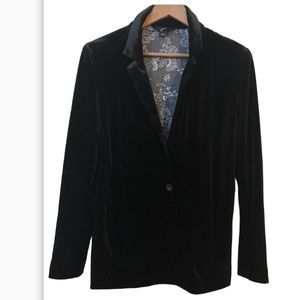 GNW velvet blazer